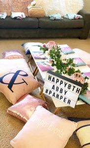 Abbys pamper party