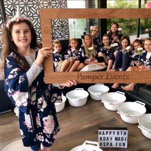 Maddis 9th birthday pamper party