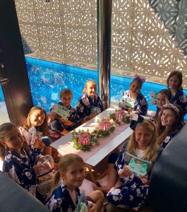 Maddis 9th birthday pamper party
