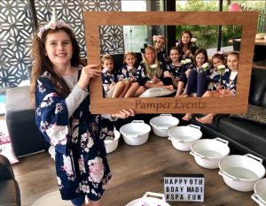 Maddis 9th birthday pamper party