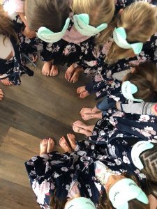 Maddis 9th birthday pamper party