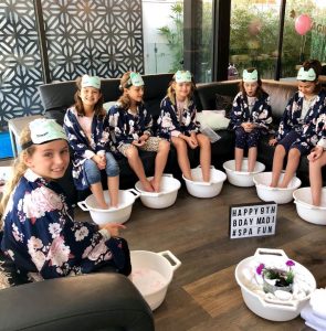 Maddis 9th birthday pamper party