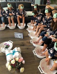 Maddis 9th birthday pamper party