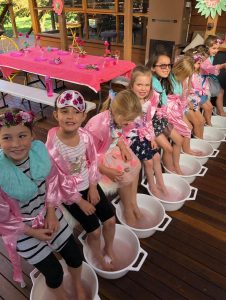 Maddis pamper party