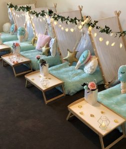 Teepee Parties setup designs