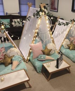 Teepee Parties setup designs