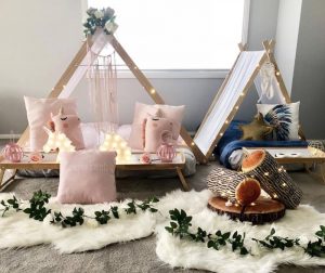 Teepee Parties setup designs