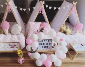 Teepee Parties setup designs