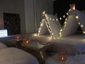 Indoor Teepee Slumber Party Hire Mornington Peninsula.