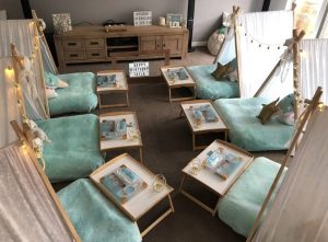Teepee Parties setup designs