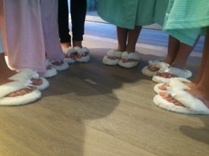 foot spa party for kids in mornington