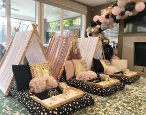 pamper events teepee party