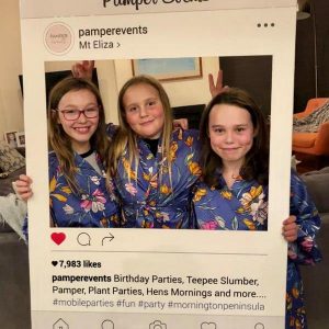 sophia's pamper party
