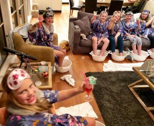 sophia's pamper party